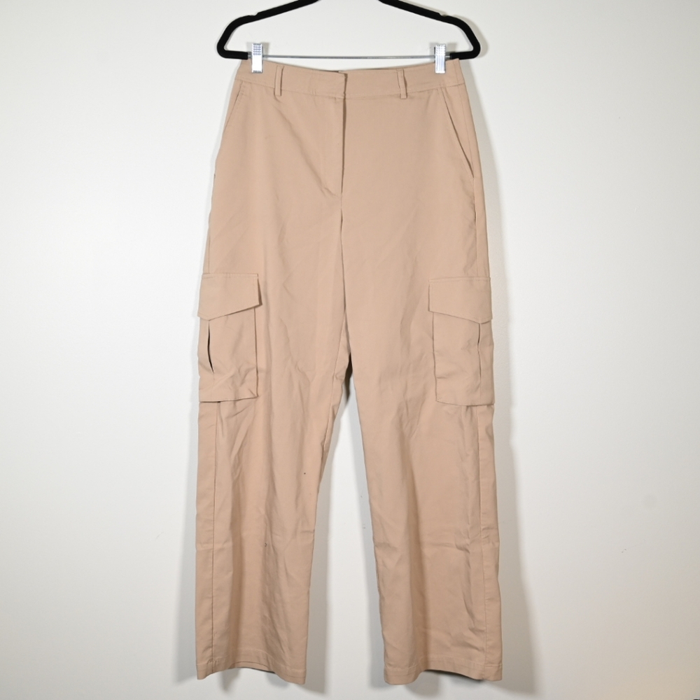 Dynamite High Rise Cargo Pant US 6 Beige Camel Khaki